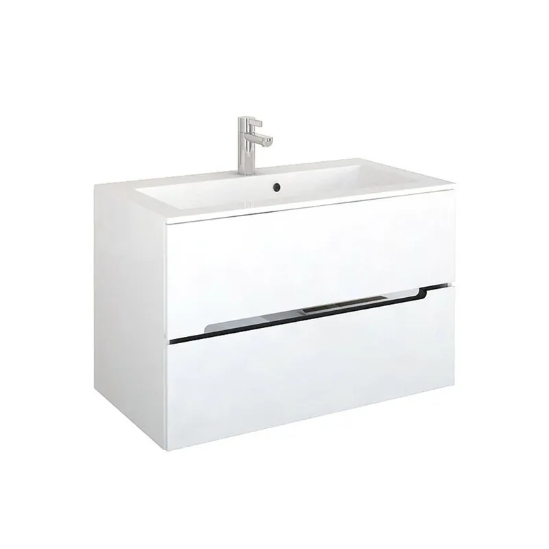 Mobilier suspendat Oristo Silver 90 cm, alb Livrare rapidă