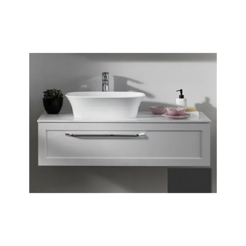 Ultima șansă Masca Lavoar Cu Blat Blanche 110cm Alb - KolpaSan