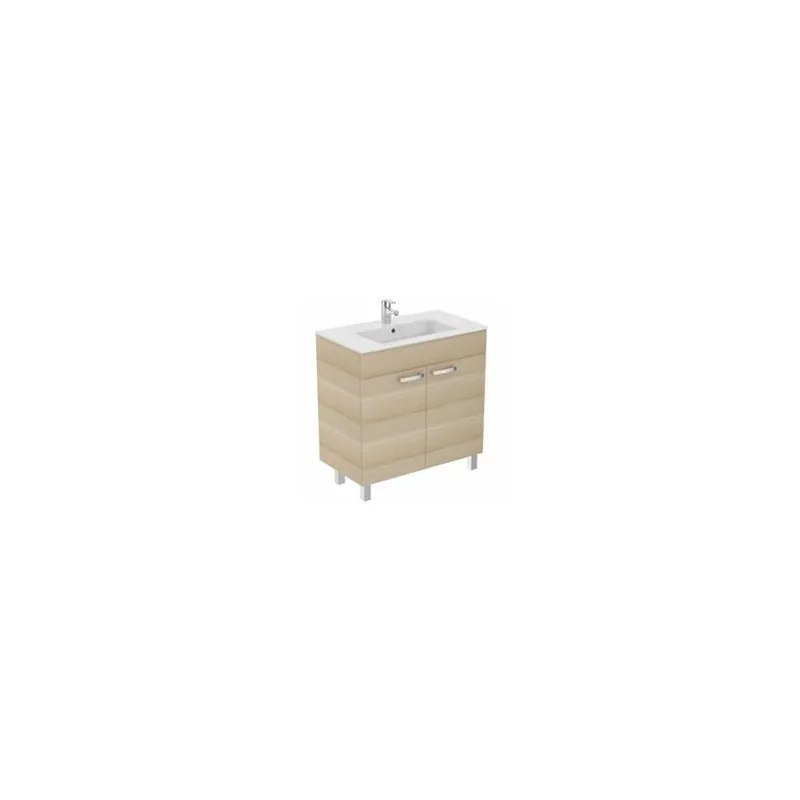 Discount Mobilier De Baie Tempo 80 Stativ Stejar Nisipiu - Ideal Standard