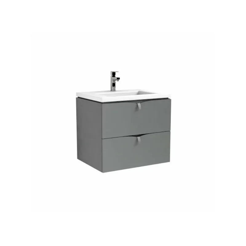 Mobilier suspendat Oristo Siena 60x50xH45 cm, gri mat Cel mai bun preț