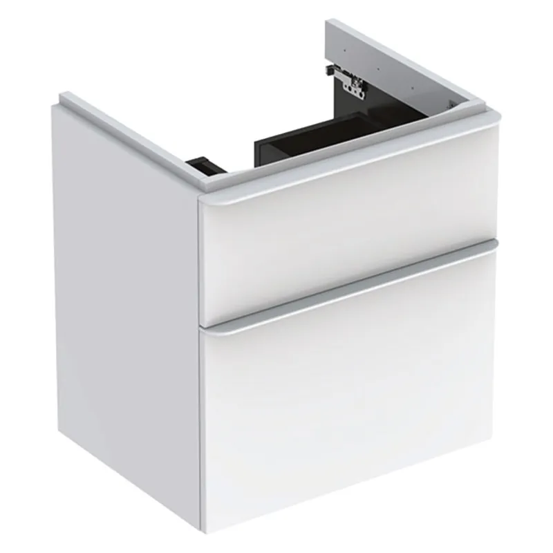 Mobilier suspendat Geberit Smyle 60 cm, alb, cu 2 sertare Noutate