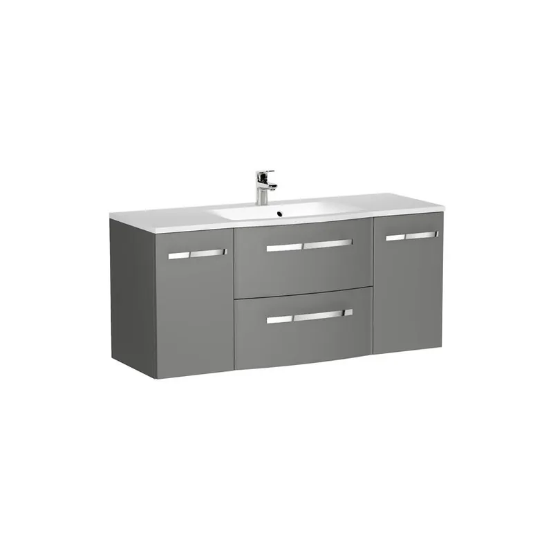 Cel mai vândut Mobilier suspendat Oristo Wave gri mat, 120 cm