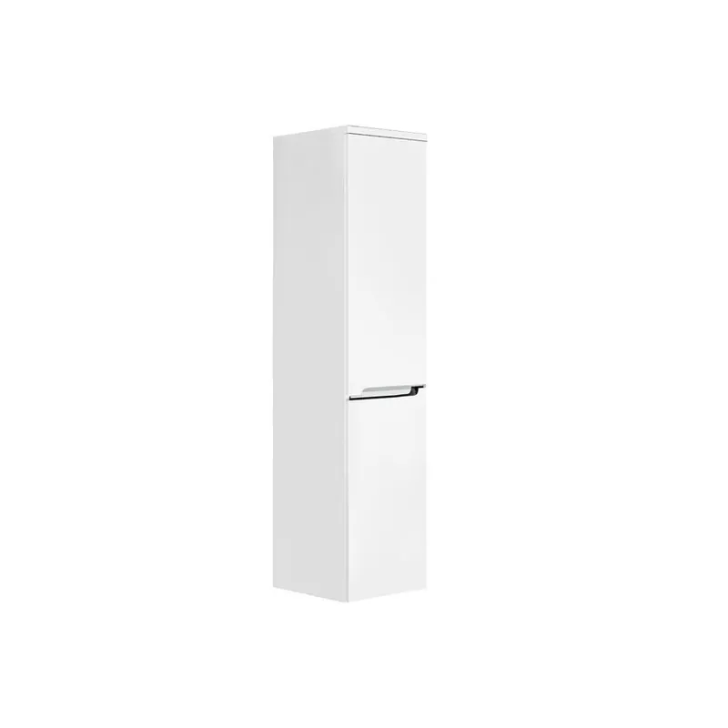 Coloana baie Oristo Silver cu usa dreapta 144x35 cm, alb lucios Retur gratuit