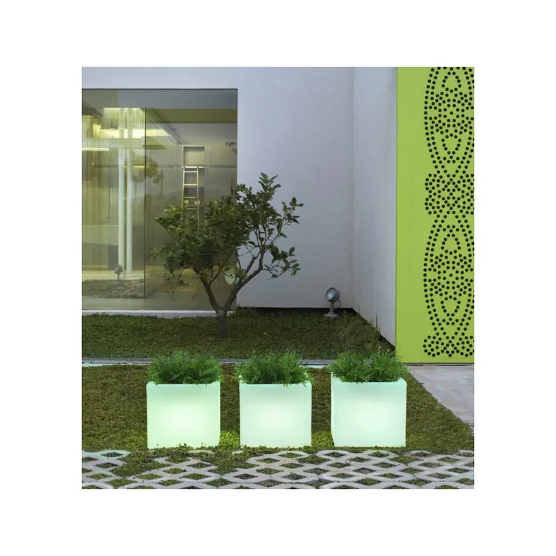 Ofertă de sezon Ghiveci New Garden Narciso 40 Cu Iluminare