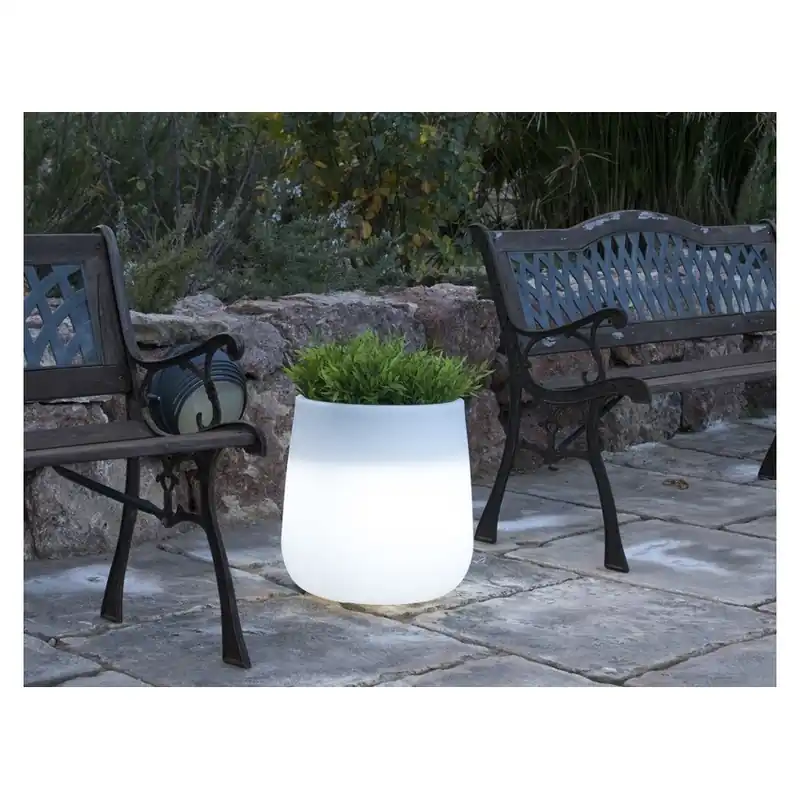 Ghiveci New Garden Camelia 80 Cu Iluminare Plată sigură