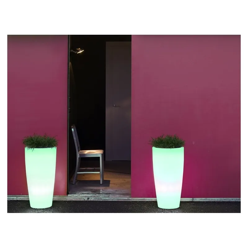 Cumpără acum Ghiveci New Garden Bambu 70 Cu Iluminare
