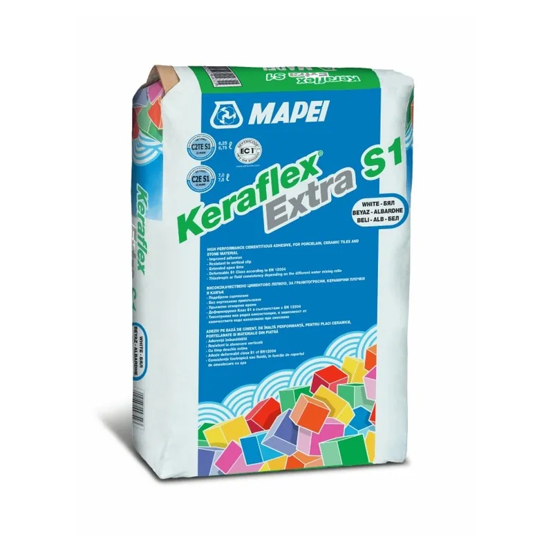Livrare expres Adeziv pe baza de ciment Keraflex Extra S1 Alb - Mapei, 23 kg