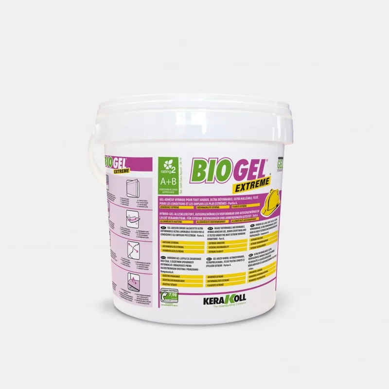 Biogel Extreme gel adeziv ultradeformabil pentru ceramica - Kerakoll 10kg Ofertă exclusivă