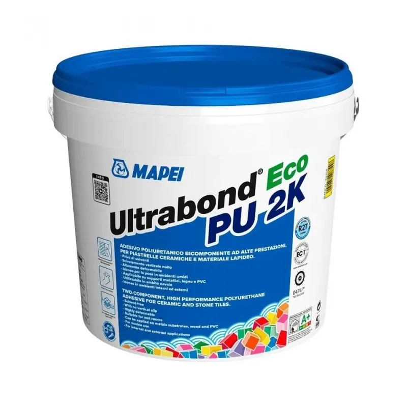 Cel mai vândut Adeziv Poliuretanic Bicomponent Ultrabond Eco PU 2K Alb 10Kg- Mapei