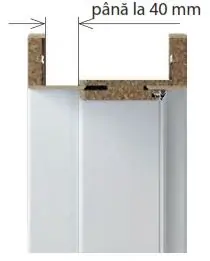 PERVAZ SPECIAL, LEMN, PANA 64MM, PORTADECOR ALB, 70 Vezi acum