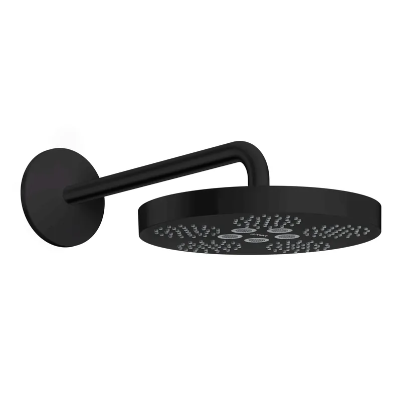 AXOR ONE PALARIE DE DUS 280 1 JET SI BRAT DE PERETE 390MM, NEGRU MAT Ieftin