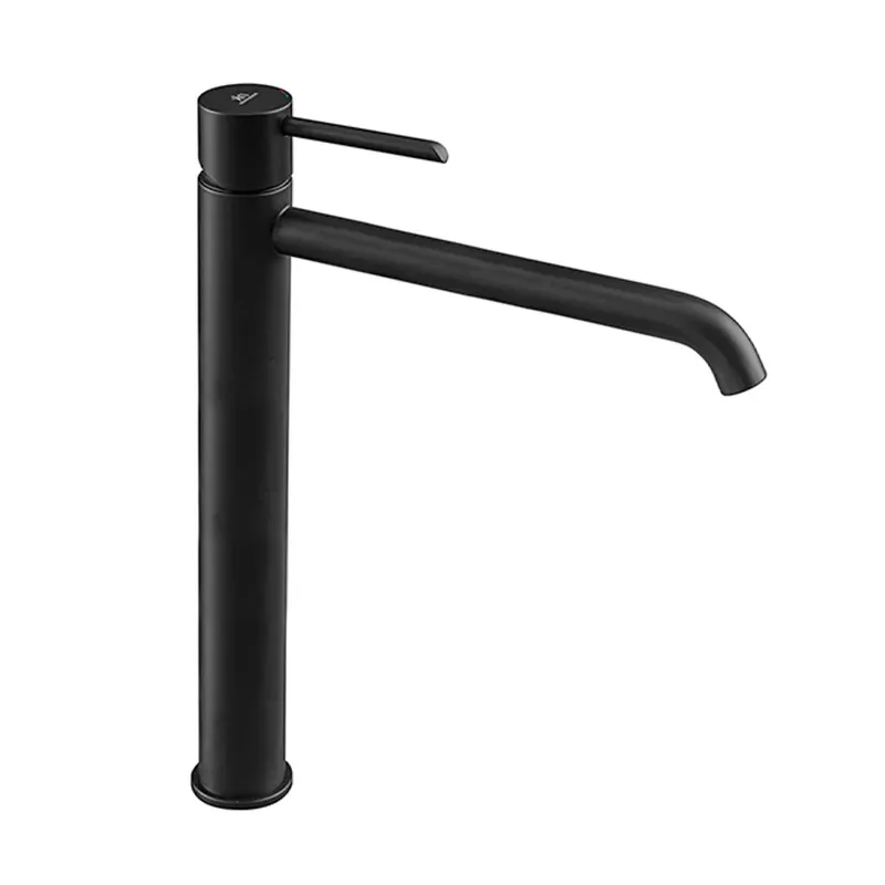 BATERIE LAVOAR INALTA FARA VENTIL, PORCELANOSA GRUPO, ROUND, NEGRU MAT Retur gratuit