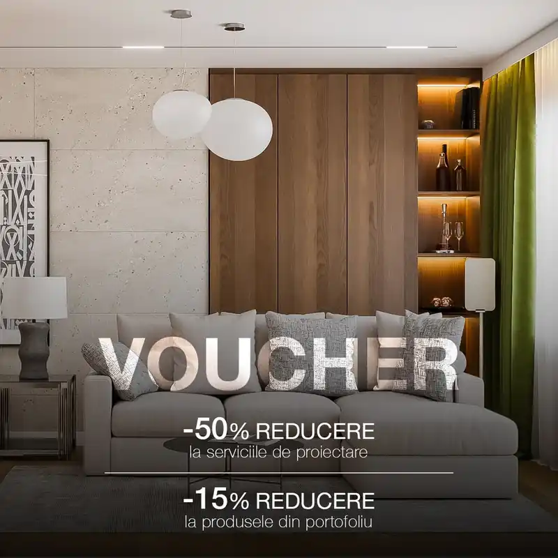 Noutate VOUCHER 50% DISCOUNT PROIECTARE SI 15% PRODUSE ASOCIATE