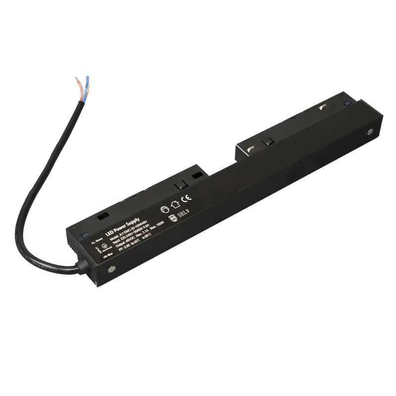 TRANSFORMATOR SLIM INCASTRAT NEGRU 100W 48V - MAGNETIC M20 Preț mic