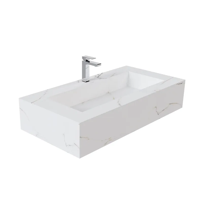 Mai ieftin LAVOAR DIN CERAMICA TORANO MATE DORADO, 100X47X20 CM