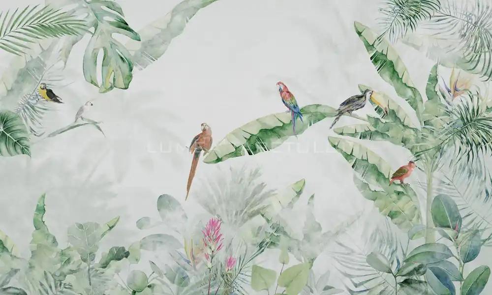 Disponibil imediat Panel WallArt RENEW Collection – Jungle Vivid Bezslonia