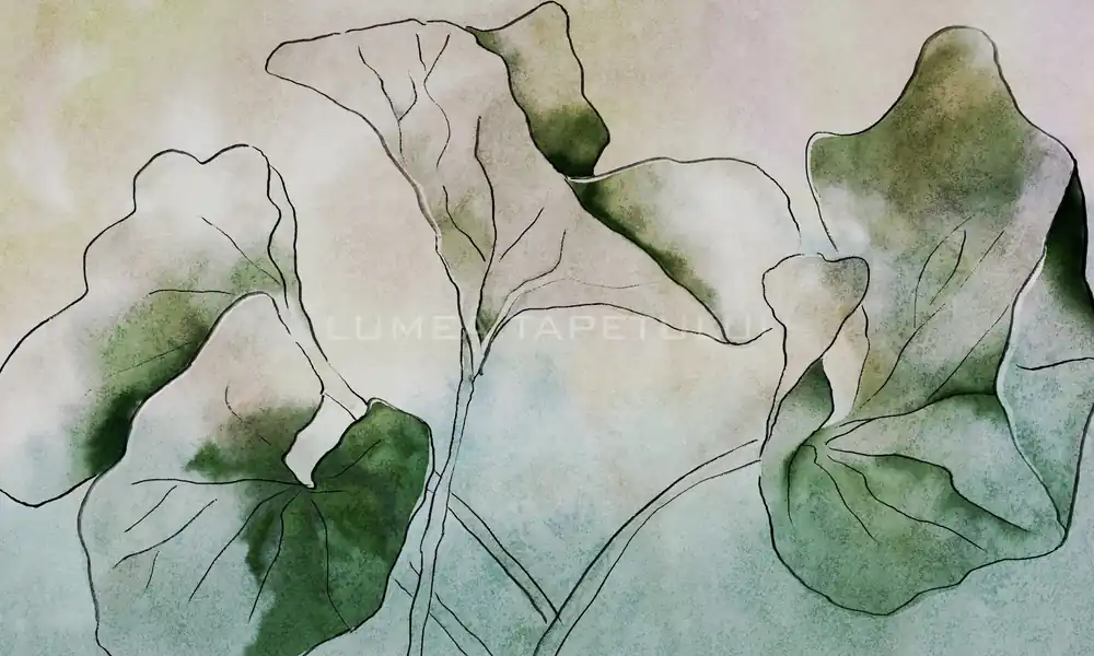Ieftin Panel WallArt ARTE Collection – frunze vegetatie syngonium Hasu