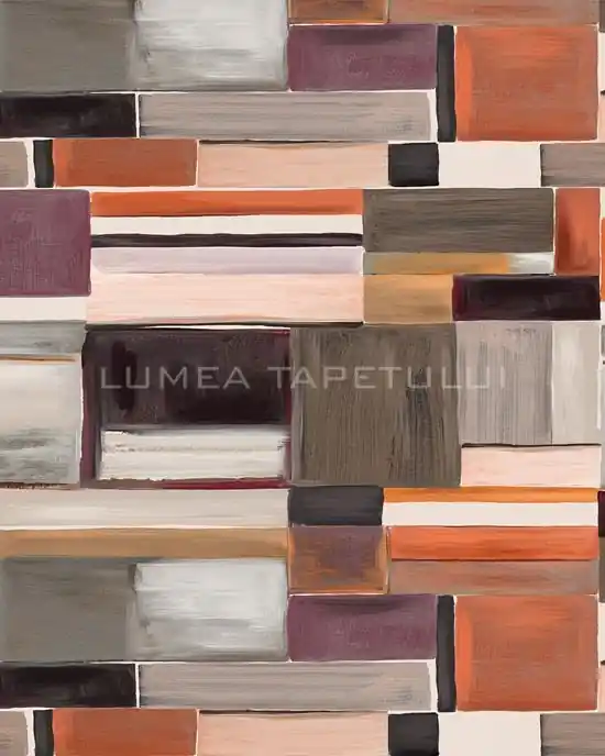 Panel Grandeco MURAL YOUNG EDITION – fototapet 3,71 x 2,8 m abstract geometric pictural ML4401 Reduceri
