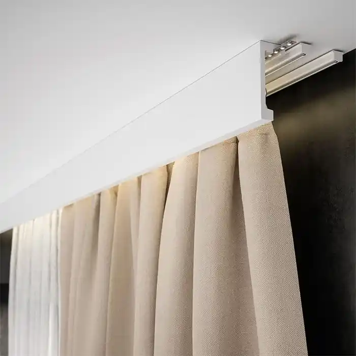 Disponibil imediat Cornisa LED decorativa polimer dur 12 x 4.35 x 244 cm Cezar LK03