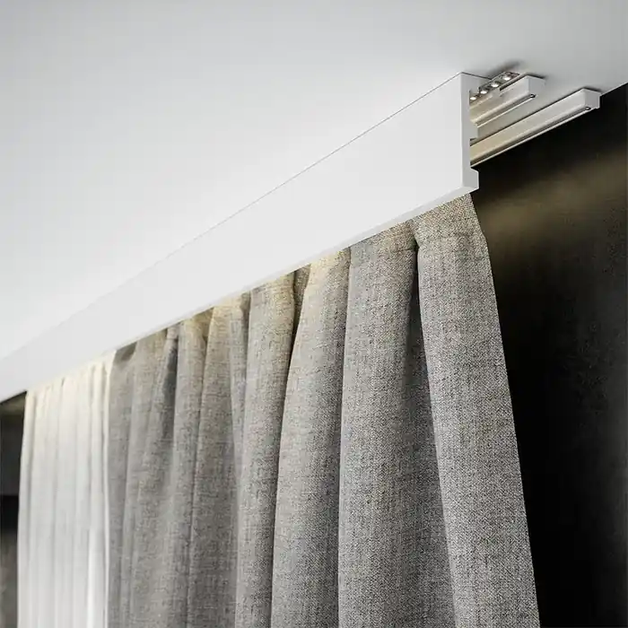 Cumpără online Cornisa LED decorativa polimer dur 10 x 4 x 244 cm Cezar LK01