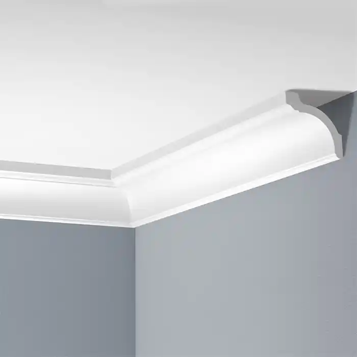 Plată securizată Cornisa decorativa poliuretan rigid 8.5 x 9 x 240 cm Cezar LGG21