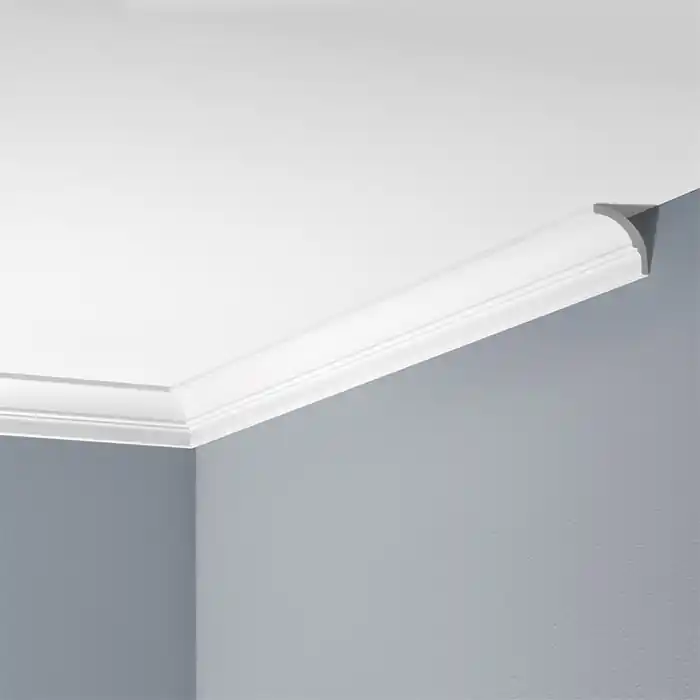 Preț promoțional Cornisa decorativa poliuretan rigid 4 x 4 x 240 cm Cezar LGG12