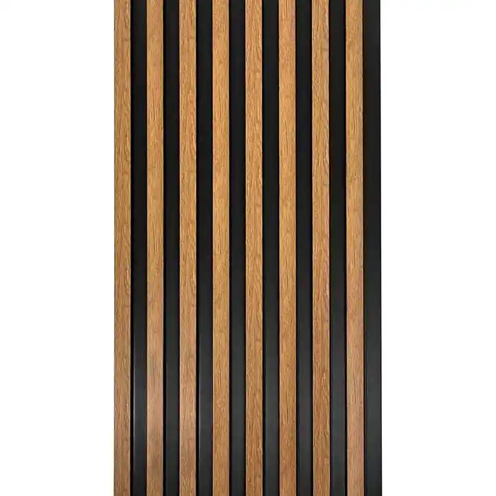 Panou decorativ tip riflaj culoare stejar natural din duropolimer 200 x 11.5 x 2 cm Lamelli L0305T Ultima șansă
