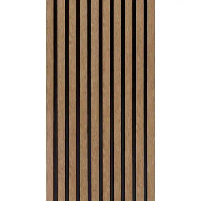 Panou decorativ tip riflaj culoare stejar clasic din duropolimer 200 x 12.1 x 1.2 cm Lamelli L0206T Livrare expres