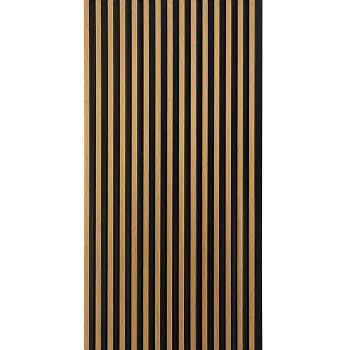 Noutate Panou decorativ tip riflaj culoare stejar natural din duropolimer 270 x 12 x 1,2 cm Lamelli L0105