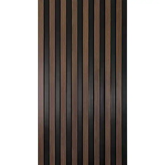 Comandă acum Panou decorativ tip riflaj culoare stejar inchis din duropolimer 270 x 11,5 x 2 cm Lamelli L0304