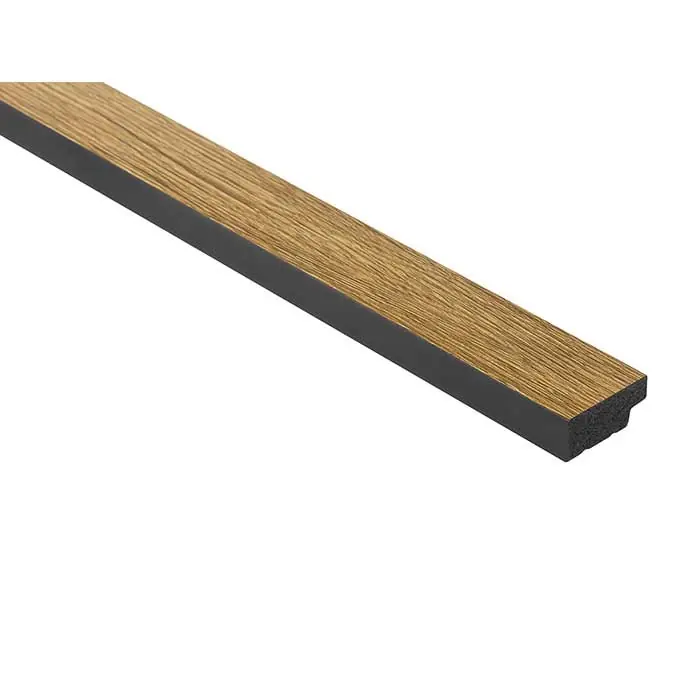 Mai ieftin Terminatie stanga panou decorativ tip riflaj culoare stejar natural din duropolimer 270 x 2,8 x 1,2 cm Lamelli L0205L