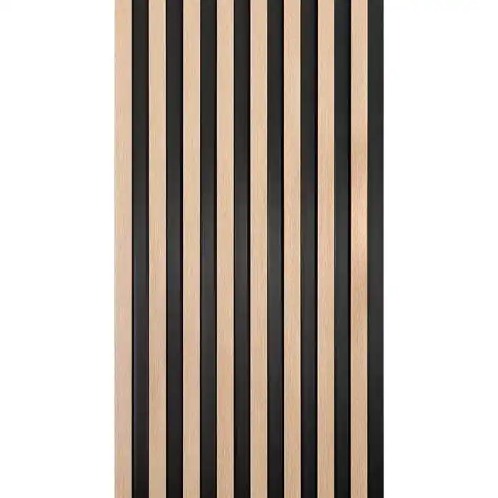 Panou decorativ tip riflaj culoare stejar deschis din duropolimer 270 x 11,5 x 2 cm Lamelli L0302 Disponibil imediat