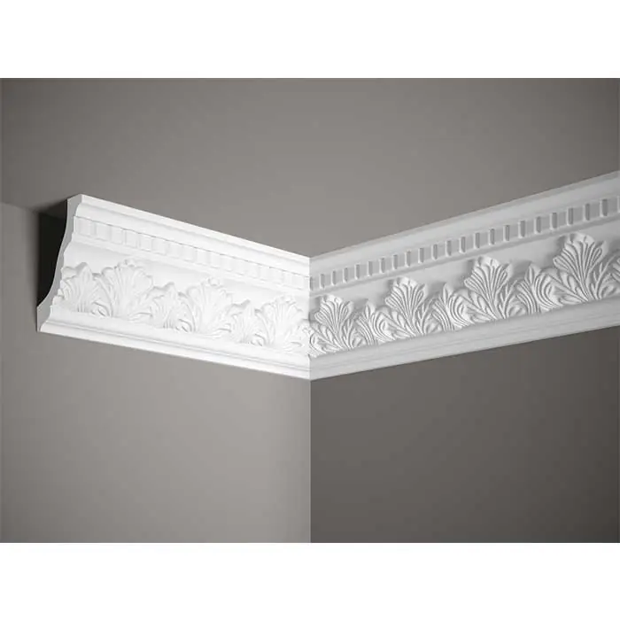 Cumpără acum Cornisa decorativa poliuretan rigid 11.6 x 7.4 x 200 cm Mardom Decor MDA098
