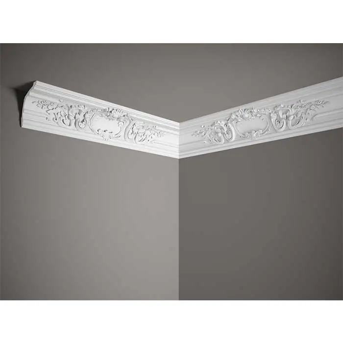Cornisa decorativa poliuretan rigid 17 x 17.8 x 200 cm Mardom Decor MDA109 Lichidare de stoc