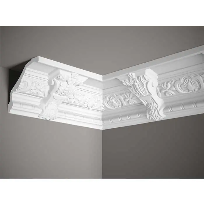 Super ofertă Cornisa decorativa poliuretan 200 x 13 x 16 cm Mardom Decor MDA138