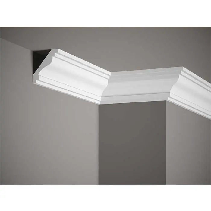 Cornisa decorativa poliuretan rigid 6,4 x 6,8 x 200 cm Mardom Decor MDB064 Disponibil imediat