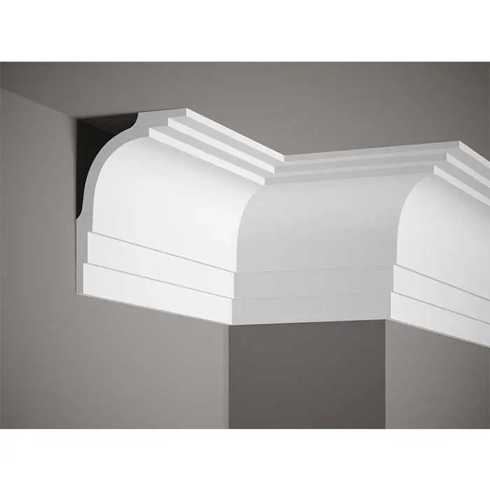 Cornisa decorativa poliuretan rigid 16,5 x 12,4 x 200 cm Mardom Decor MDB104 Reducere specială
