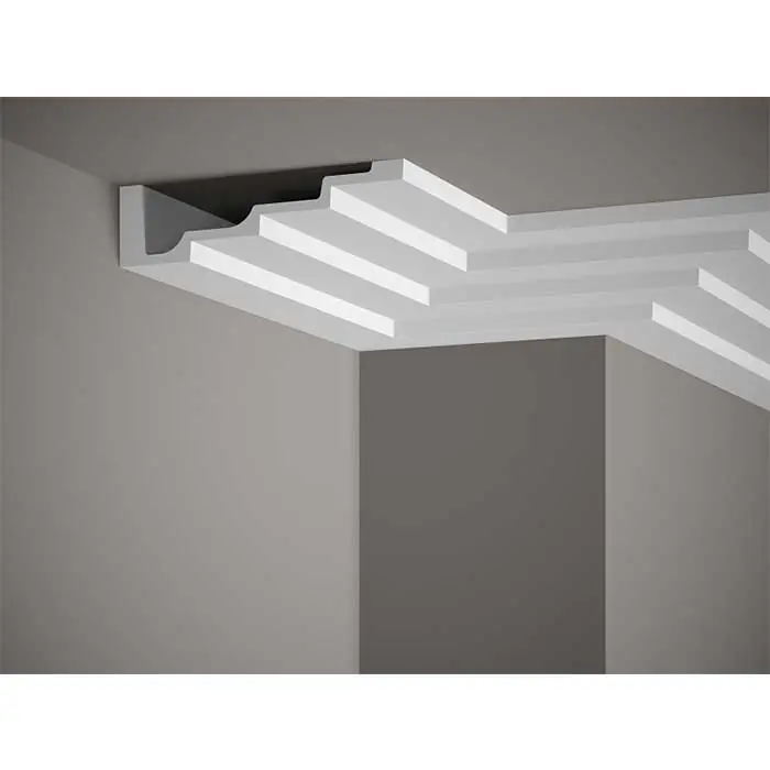 Cornisa decorativa poliuretan rigid 5 x 19 x 200 cm Mardom Decor MDB130 Reduceri