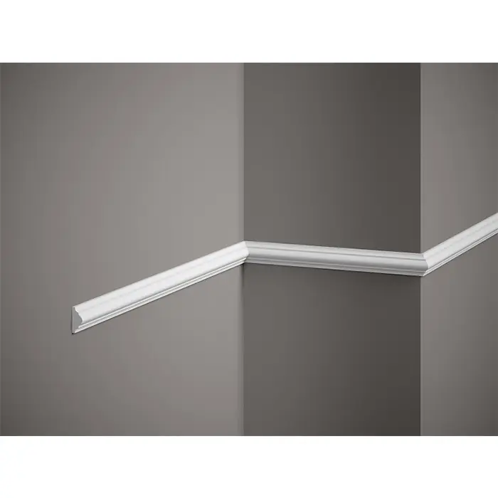 Profil decorativ tip brau polimer dur alb 1 x 2,2 x 200 cm Mardom MD003 Comandă acum