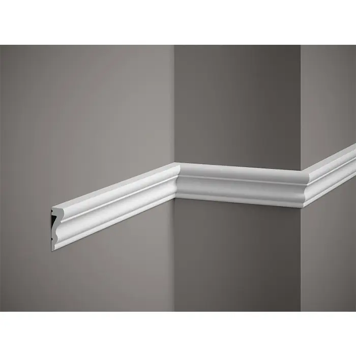 Profil decorativ tip brau polimer dur alb 1,7 x 5,2 x 200 cm Mardom MD314 Reducere extra