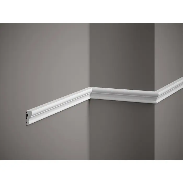 Calitate înaltă Profil decorativ tip brau polimer dur alb 1,5 x 3,3 x 200 cm Mardom MD318