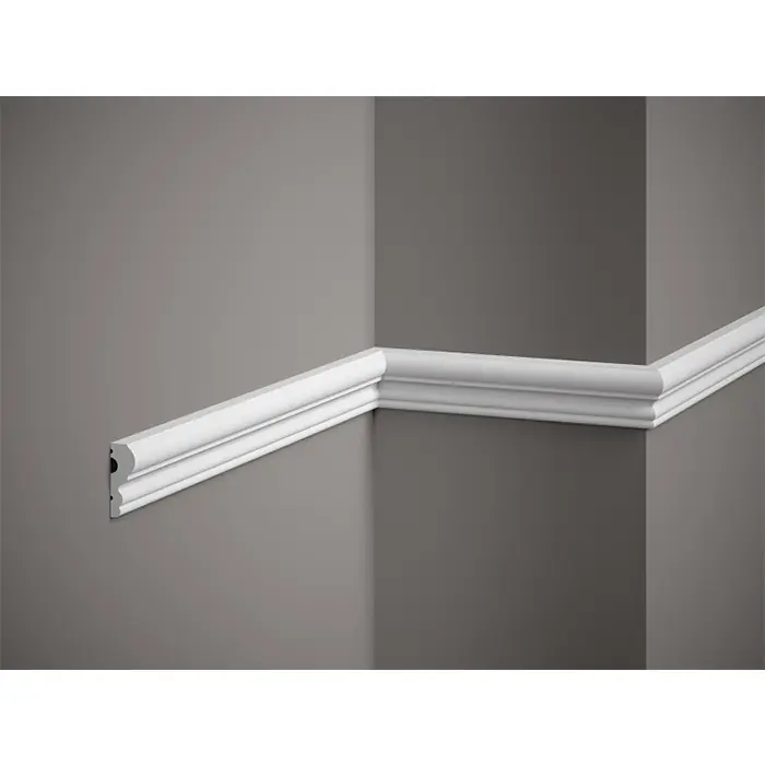 Profil decorativ tip brau polimer dur alb 1,5 x 4,1 x 200 cm Mardom MD325 Livrare expres