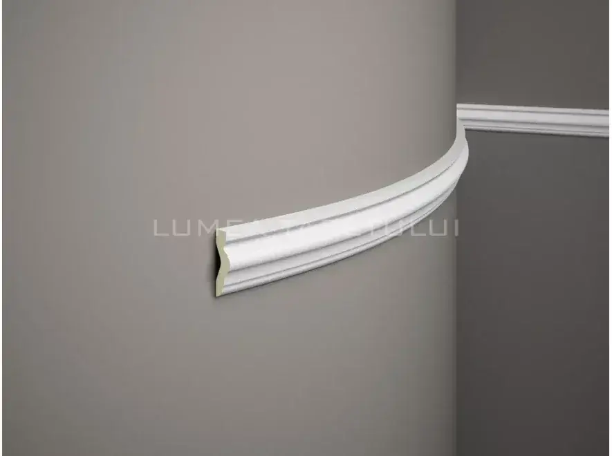 Profil decorativ tip brau poliuretan flexibil 2.1 x 6.5 x 200 cm Mardom MD308F Reducere specială