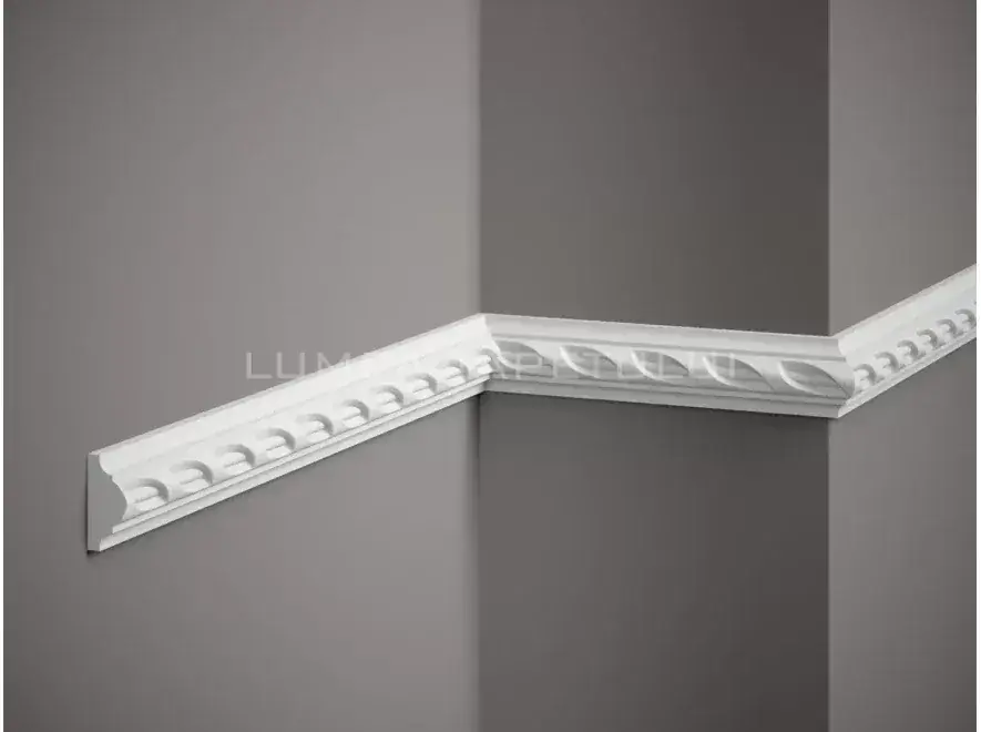 Profil decorativ tip brau poliuretan flexibil 2.3 x 5.4 x 200 cm Mardom MDC252F Plată sigură