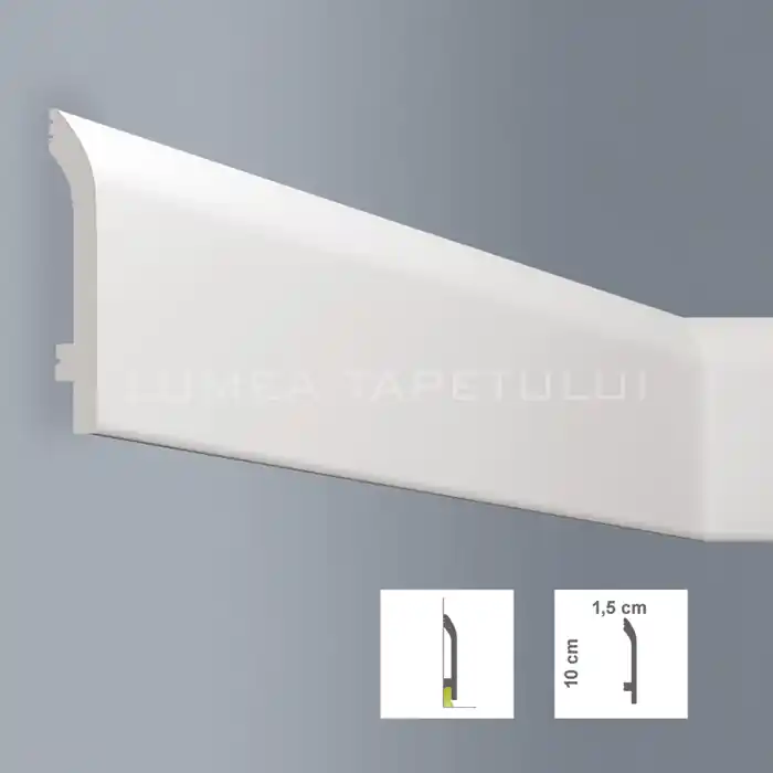 Plinta decorativa polimer dur Bovelacci L10015 Ieftin