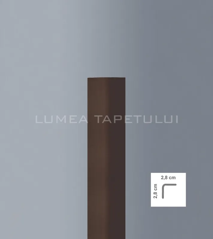 Profil decorativ tip coltar polimer dur nuc 2.8 x 2.8 x 300 cm BOVELACCI Profilstyl PA28NC3 Ieftin