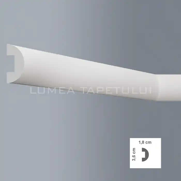 Bagheta decorativa perete polimer dur Bovelacci L3618 Calitate înaltă