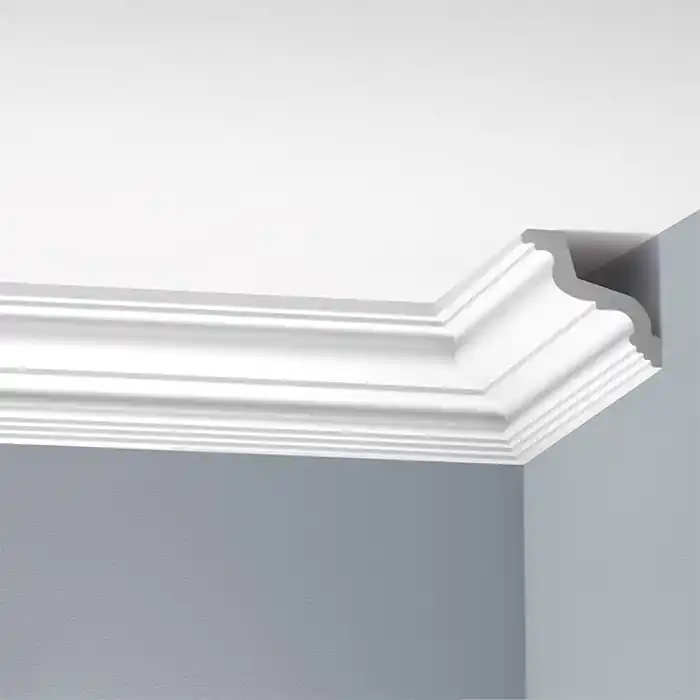 Cornisa decorativa poliuretan rigid 10 x 9.8 x 240 cm Cezar LGG32 Comandă acum