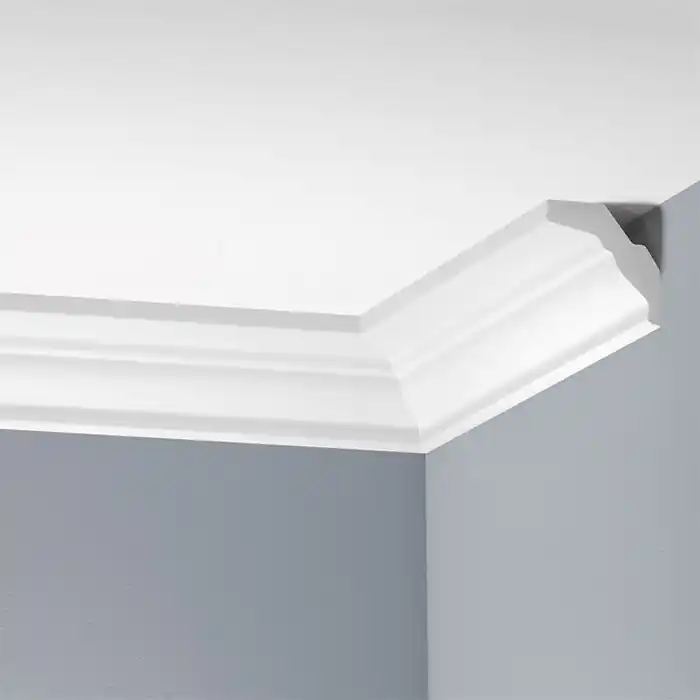 Popular Cornisa decorativa poliuretan rigid 5.5 x 5.5 x 240 cm Cezar LGG25