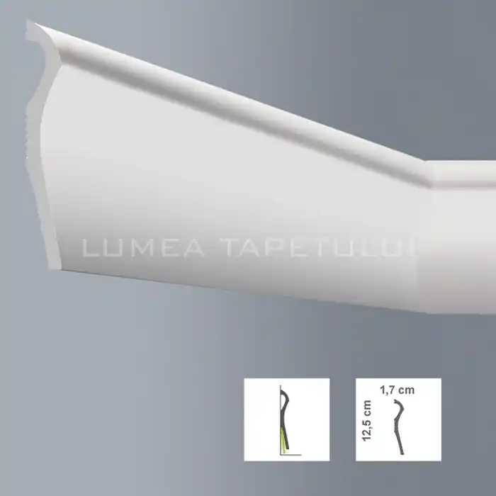 Ofertă exclusivă Cornisa decorativa LED polimer dur Bovelacci L12517